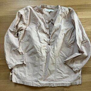 Madewell x Backdrop collab pinstripe tunic in Medium